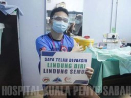 Program Imunisasi Covid-19 Barisan Hadapan Daerah Kuala Penyu 28 FEB 2021
